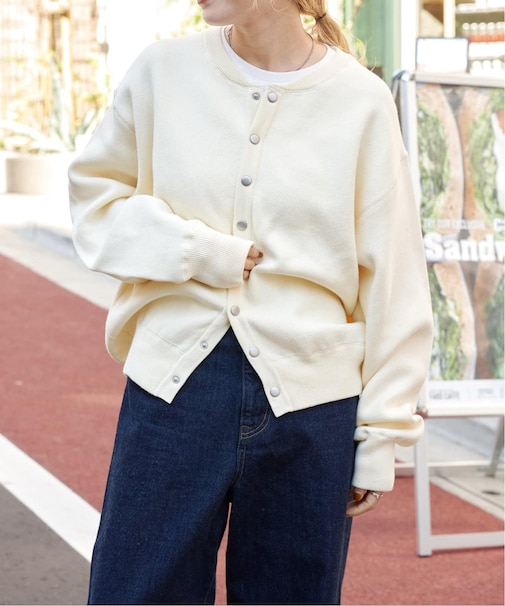 追加 スウェットライクカーデ