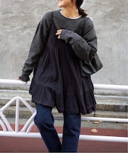 コットンレーストリムキャミソール