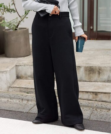 コットン裏毛スラックス