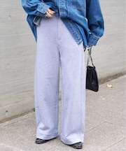 コットン裏毛スラックス