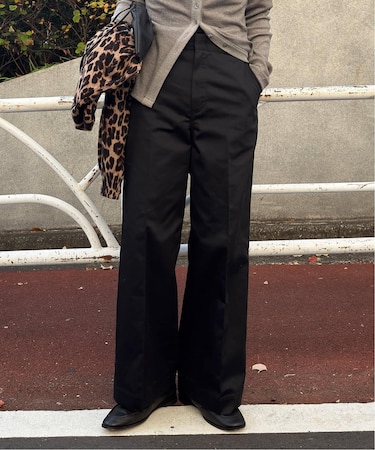 T/C ライトクロスワイドストレートパンツ