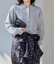 ポロシャツカーディガン