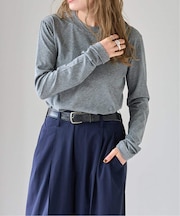 追加 ハイツイストジャージークルーネックコンパクトロンTEE