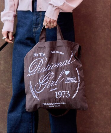 WEB・横浜店限定カラーあり Rational Girl ナイロン2WAYトート