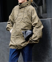 レオパードアスレチックブルゾン ユニセックス着用可