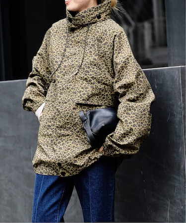 レオパードアスレチックブルゾン ユニセックス着用可