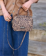 2WAY CUBE BAG LEOPARD