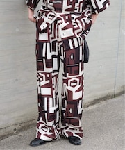 RAGモチーフリラックスパンツ　セットアップ対応