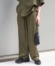 ヴィンテージサテンタンブラーイージーパンツ　セットアップ対応