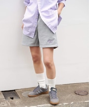 RATIONAL GIRLロゴ刺繍スウェットショートパンツ