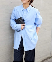 RATIONAL GIRLロゴ刺繍オックスフォードシャツ