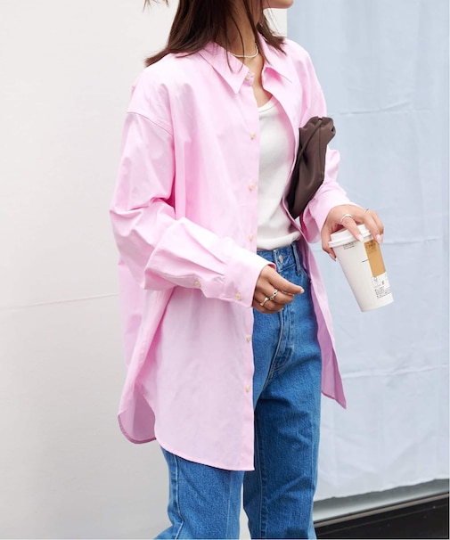 RATIONAL GIRLロゴ刺繍オックスフォードシャツ