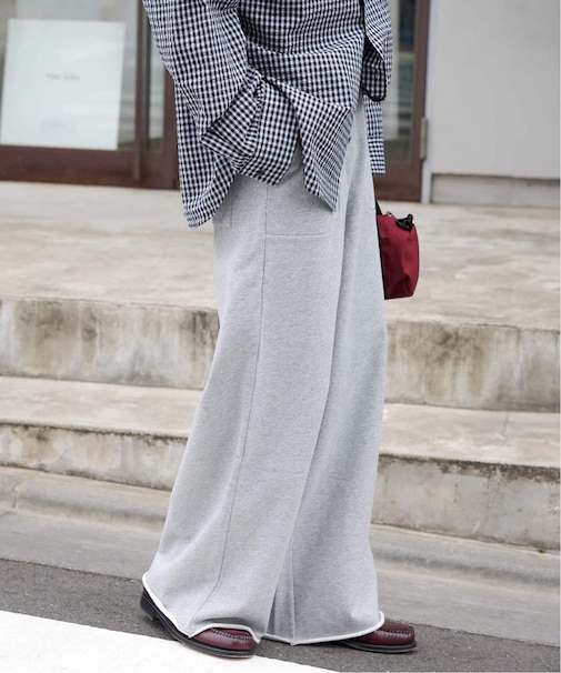 カットオフスウェットパンツ セットアップ着用可