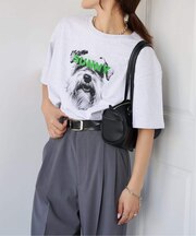 ピグメントカットオフZOO TEE