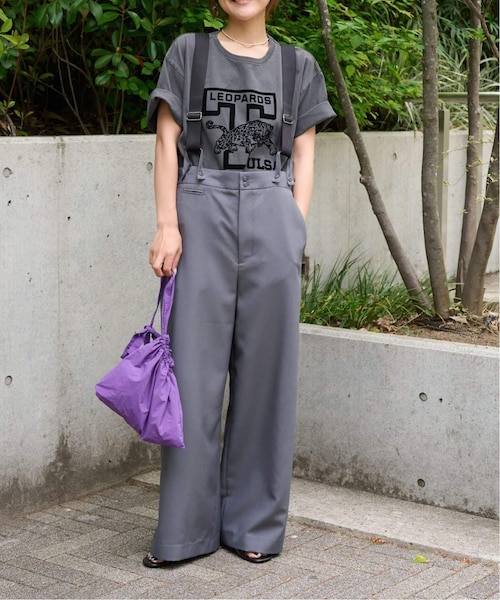 追加 TEE×サスペンダーパンツ2点SET 一部店舗+WEB限定｜アウトドア
