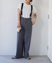 TEE×サスペンダーパンツ2点SET 一部店舗+WEB限定