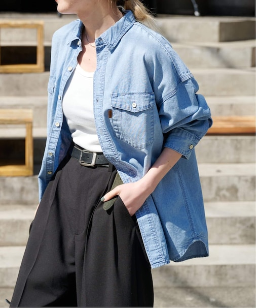 ≪予約≫ULTシャンブレーファティーグシャツ