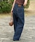 追加 ULTサマーデニムハイライズルーズ5PKT BLUE/NAVY