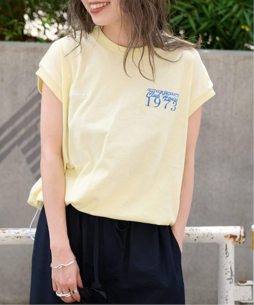 ドロストバルーンノースリTEE