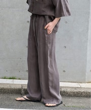 追加 キュプラステッチワークドロストパンツ