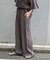 追加 キュプラステッチワークドロストパンツ