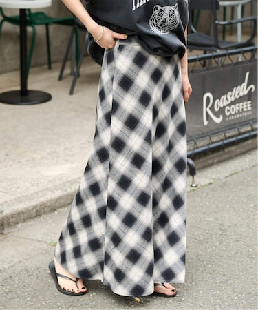 PLAIDパターンスカート