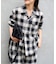 PLAIDパターンオープンカラーシャツ