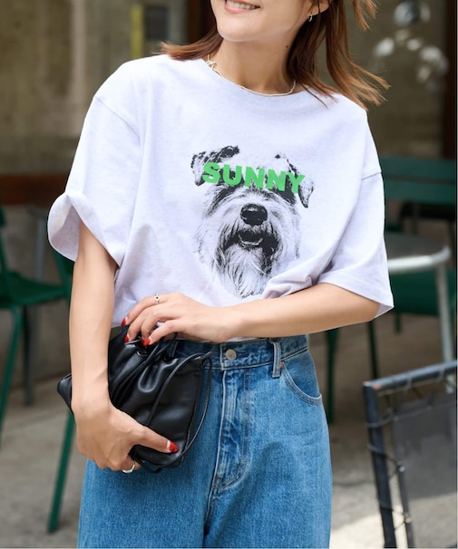 追加4 ピグメントカットオフZOO TEE