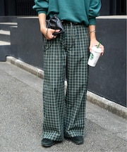 COTTON CHECK PAJAMA PT