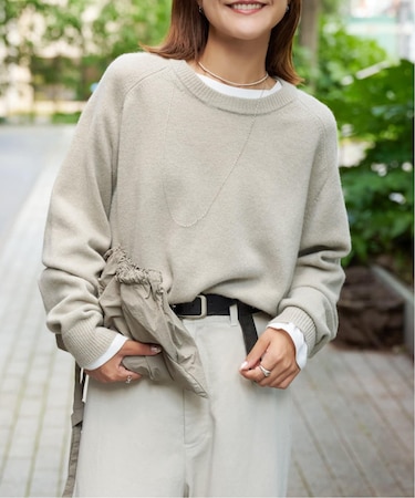 WOOL SIGNATURE クルーネックニット
