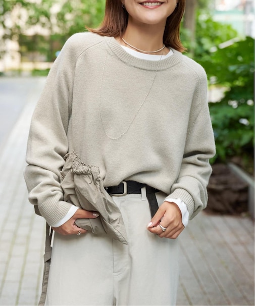 WOOL SIGNATURE クルーネックニット
