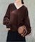 WOOL SIGNATURE Vネックニット