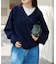WOOL SIGNATURE Vネックニット