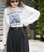 SCREEN STARS ex DOG LS Tee