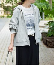 VINTAGE LIKE SWEAT ZIP HOODIE