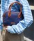 CANVAS LEATHER CUBE BAG