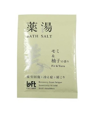 薬湯　モミ＆柚子の香り　３０ｇ【ロフト限定】
