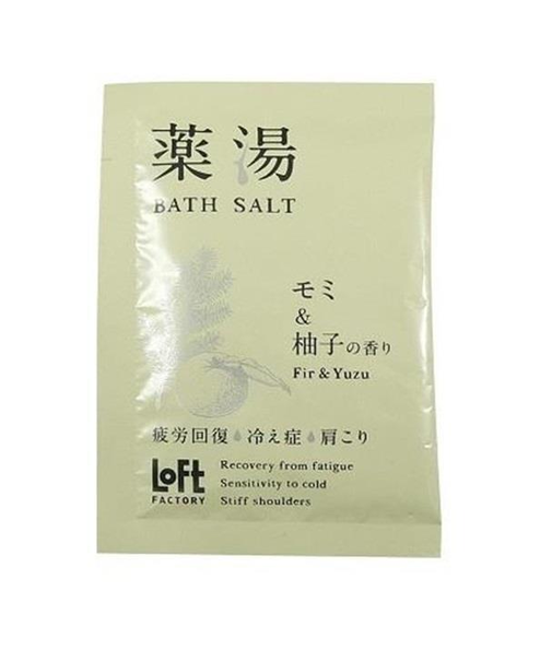 薬湯　モミ＆柚子の香り　３０ｇ【ロフト限定】