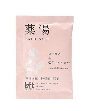 薬湯　ロータス＆ゼラニウムの香り　３０ｇ【ロフト限定】