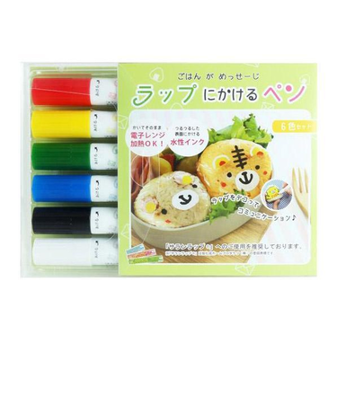 ラップにかけるペン　６色セット