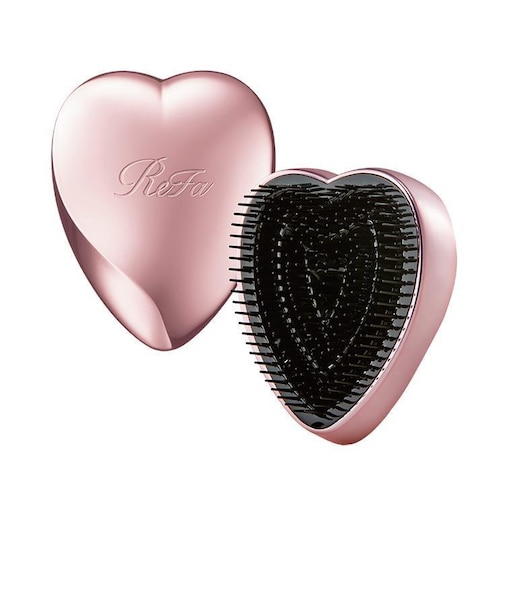 リファハートブラシ　ローズゴールド