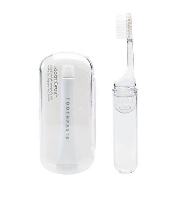 ケース付き　ハブラシ　セット　ホワイト