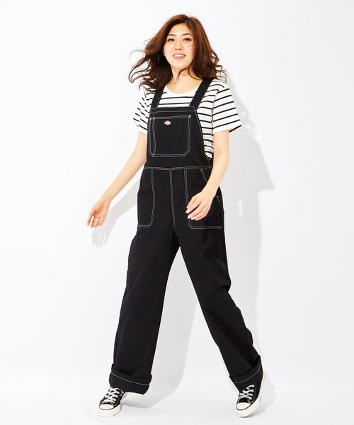 新品未使用 Dickies MOONEquipped 黒オーバーオール MR セール】【別注限定展開/新色入荷】Dickies ディッキーズ