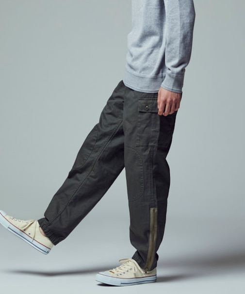 バックナンバー 「THE WORLD CARGO」イタリア軍モデルパラシュート型カーゴパンツ　メンズ