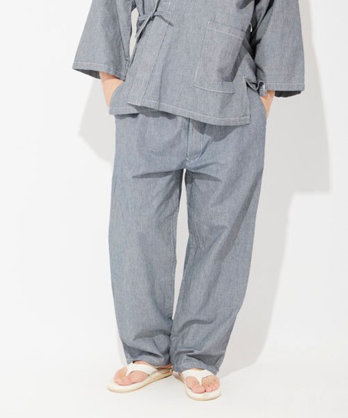 バックナンバー 「和紙デニム」作務衣(ボトム)