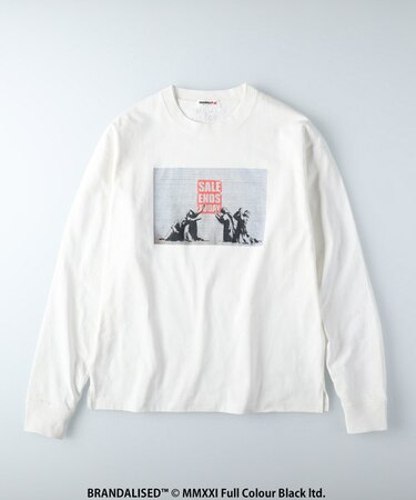 ブランダライズド アートプリントロンT バンクシー