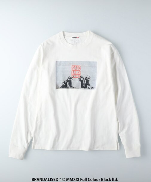 ブランダライズド アートプリントロンT バンクシー