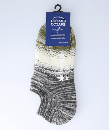 オクターブ ヘンプグラデ柄ソックス