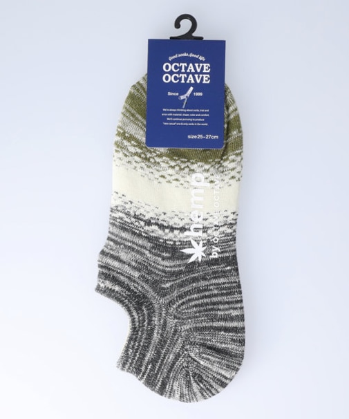 オクターブ ヘンプグラデ柄ソックス