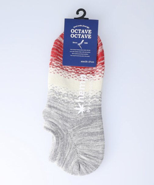 オクターブ ヘンプグラデ柄ソックス